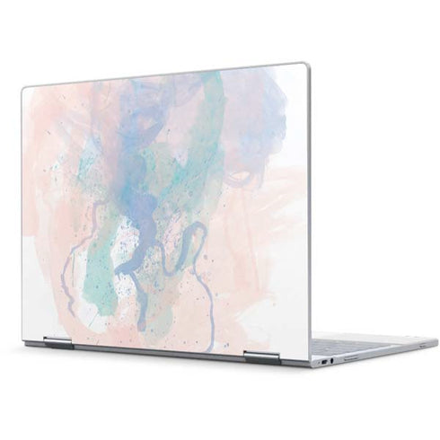 Rose Quartz & Serenity Splatter Pixelbook Skin